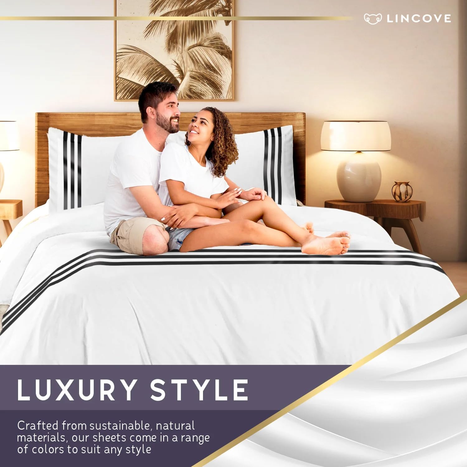 Lincove 100 Cotton Duvet Cover Queen Size 1