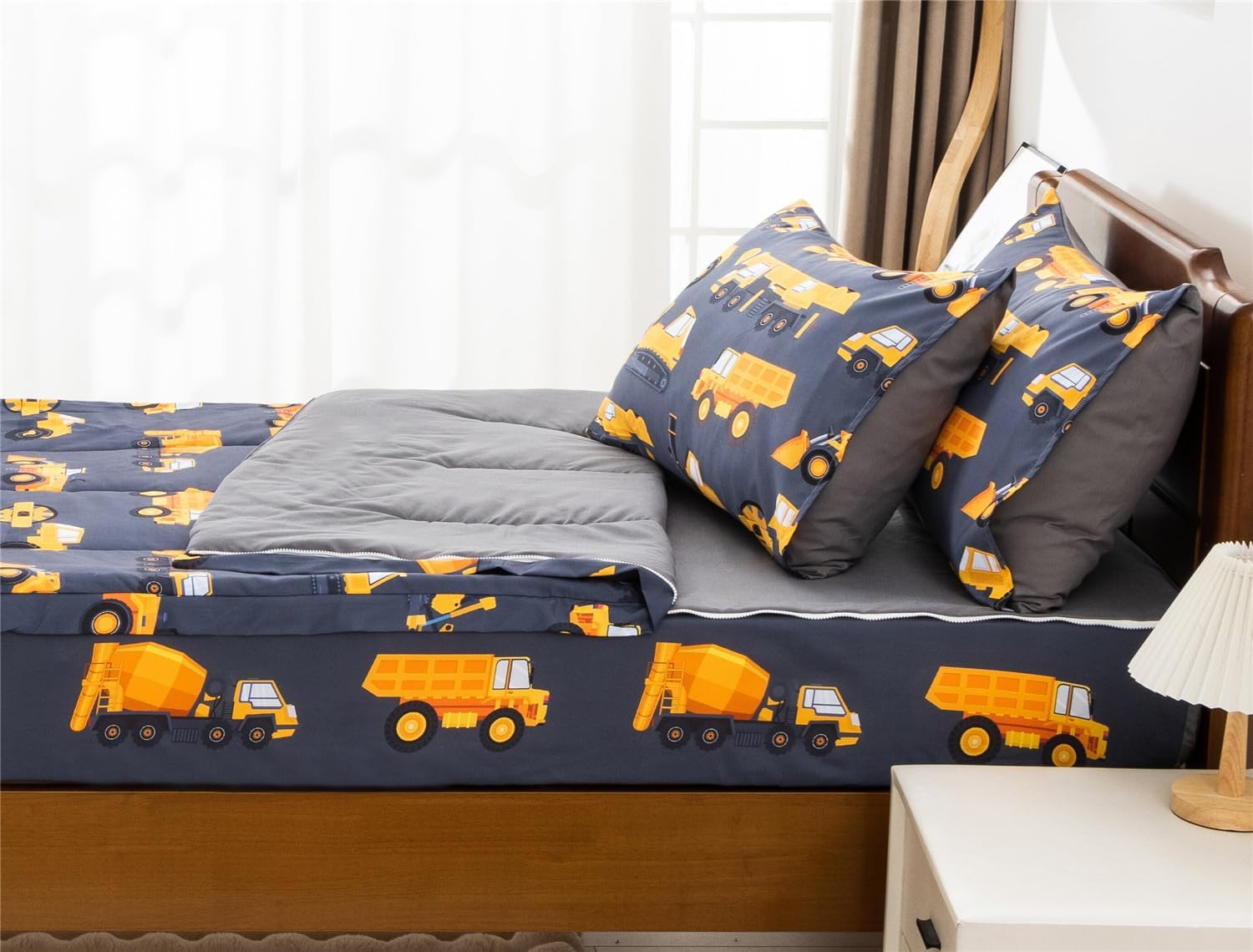Meeting Story 3Pc Kids Comforter Set with Zipper Design