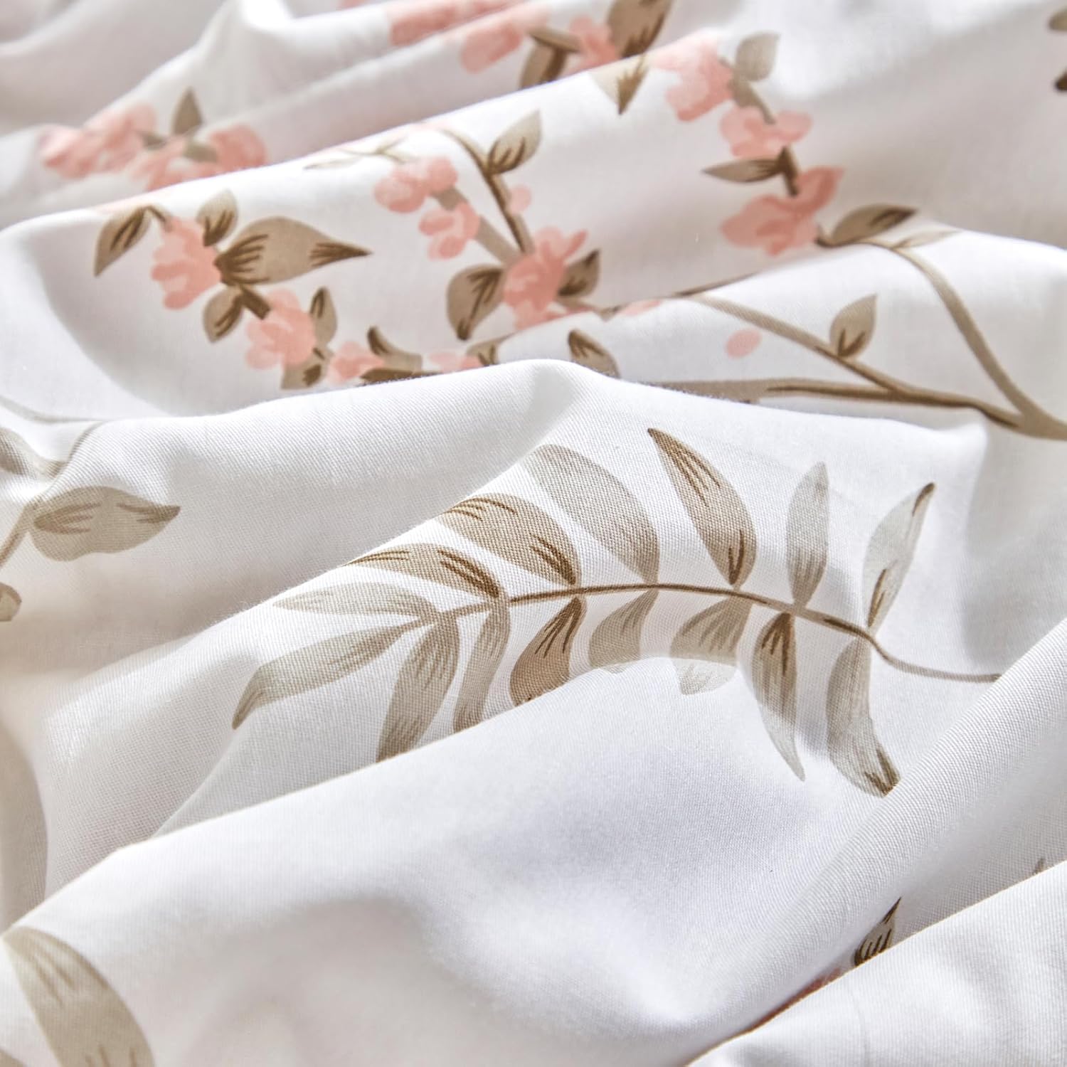 Joyreap 3pcs Floral Cotton Comforter Set for Girls