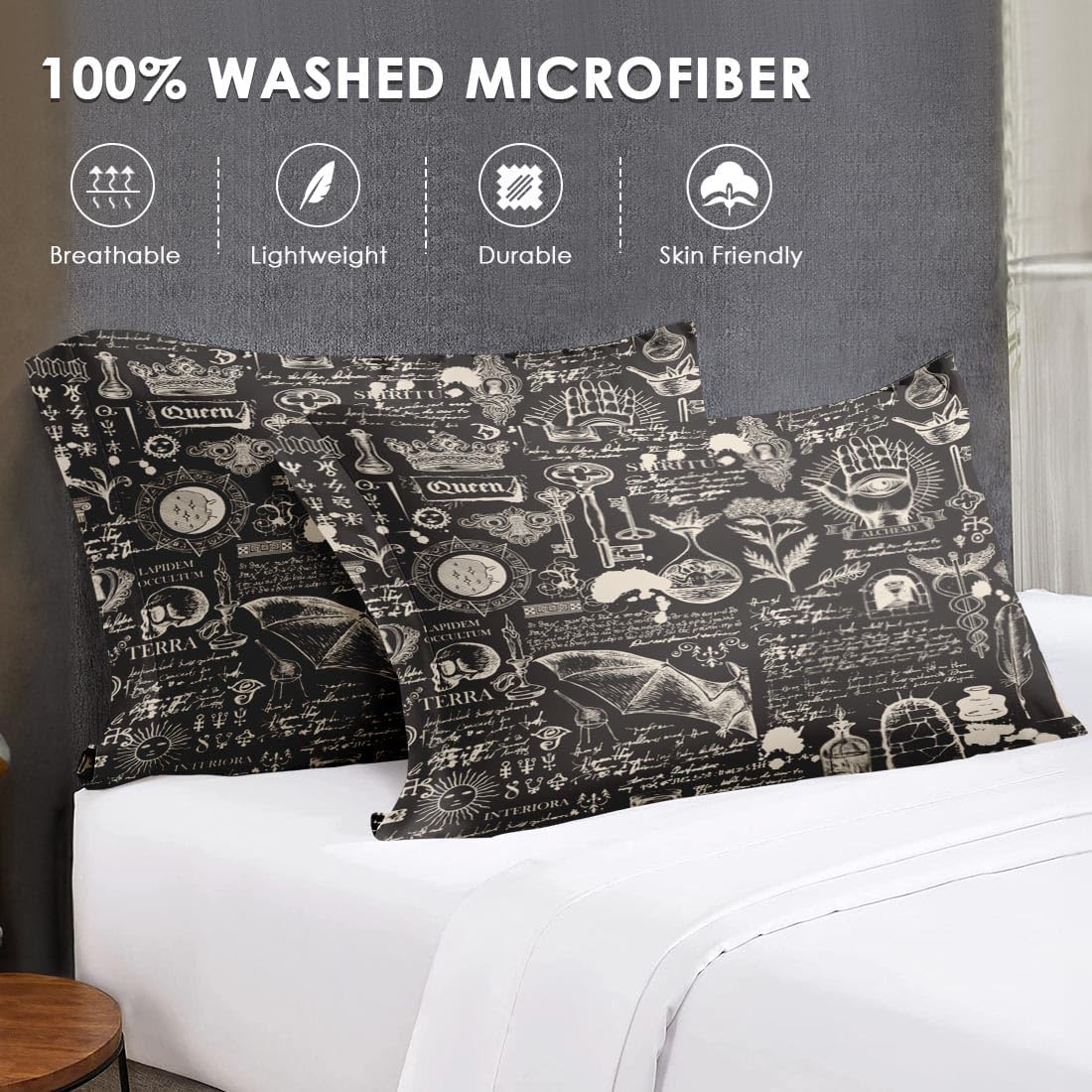 WeCozy King Size Comforter Set with 2 Pillowcases