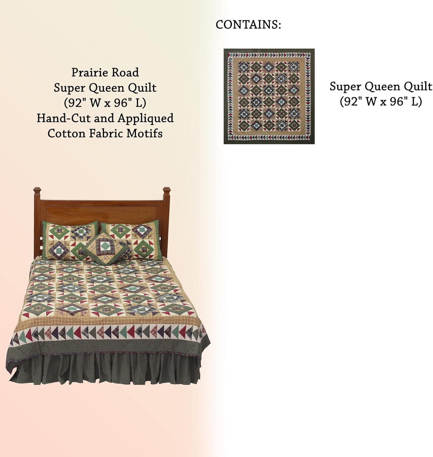 Patch Magic Quilts Prairie Road Super Queen Quilt