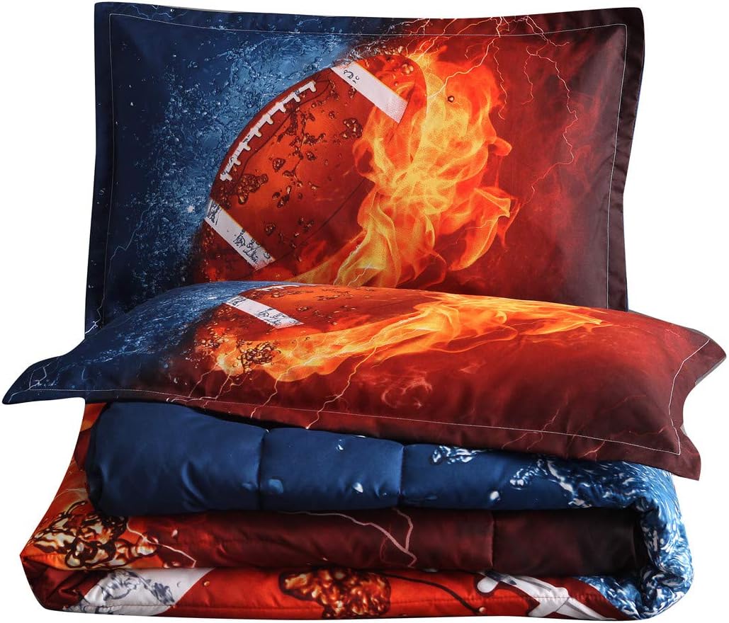 NTBED Rugby Comforter Set for Boys Teens
