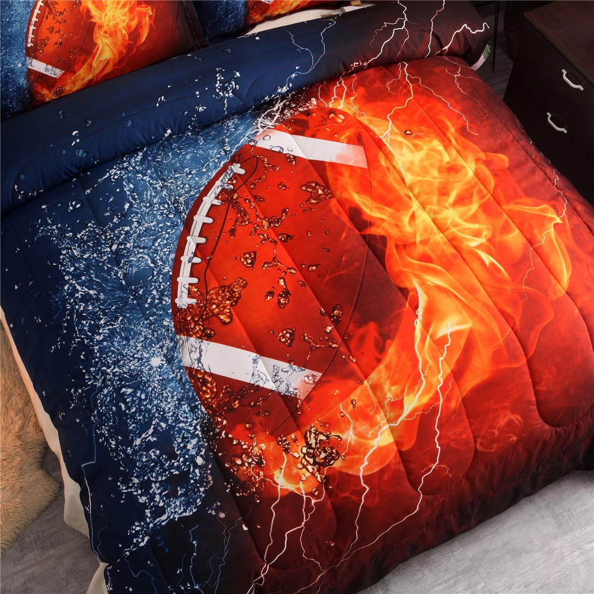 NTBED Rugby Comforter Set for Boys Teens