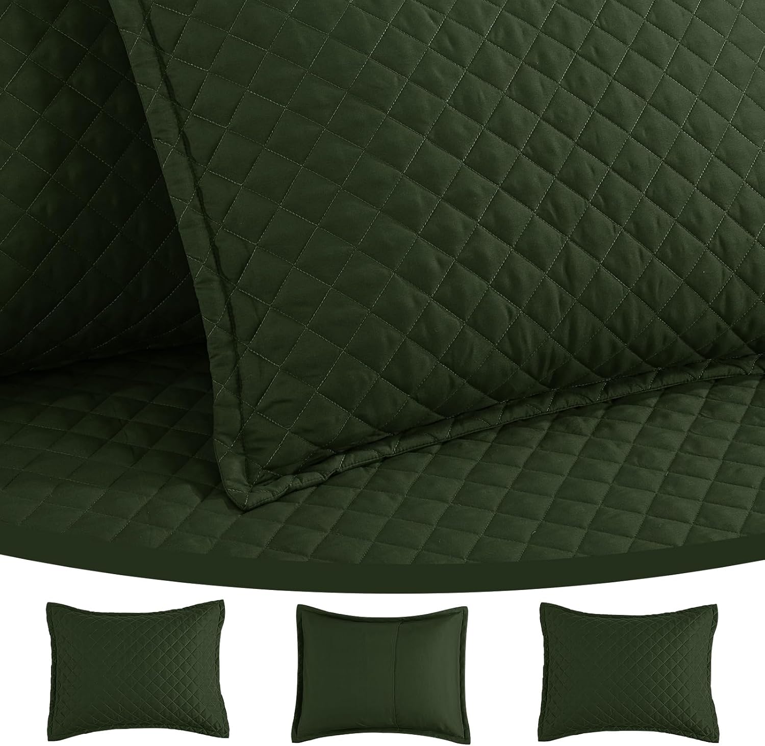 BALAPET 5 Piece Daybed Set Olive Green Twin Size
