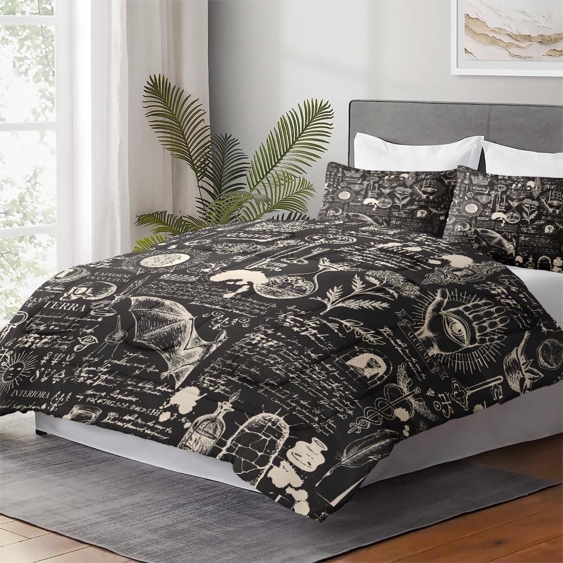 WeCozy King Size Comforter Set with 2 Pillowcases