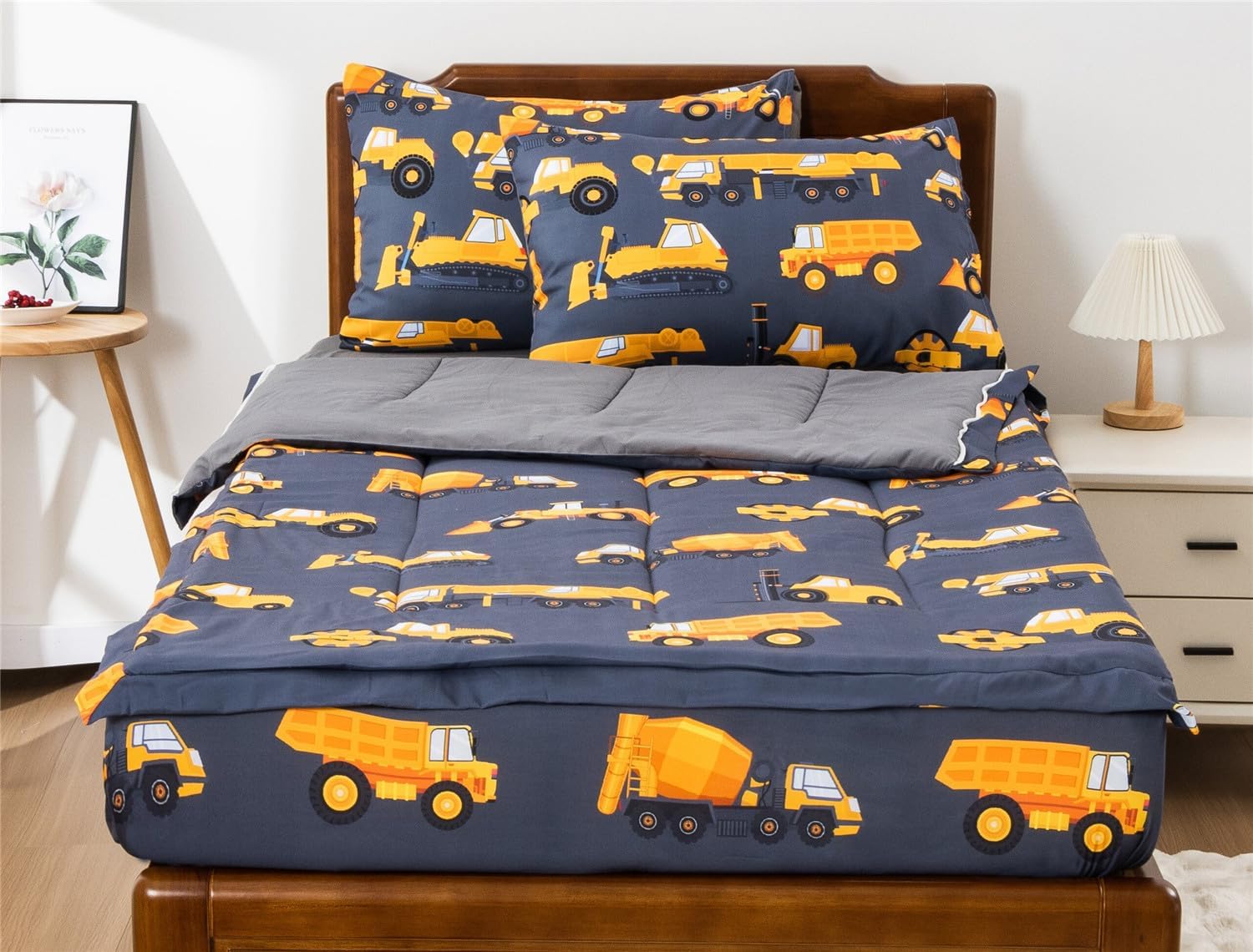 Meeting Story 3Pc Kids Comforter Set with Zipper Design