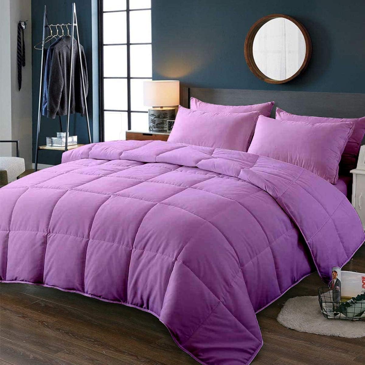 Restilon All Season Cooling Comforter Set Lilac Super King
