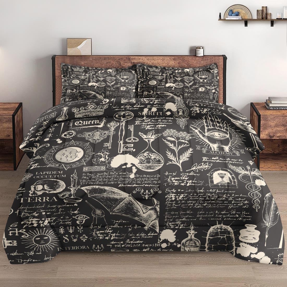 WeCozy King Size Comforter Set with 2 Pillowcases