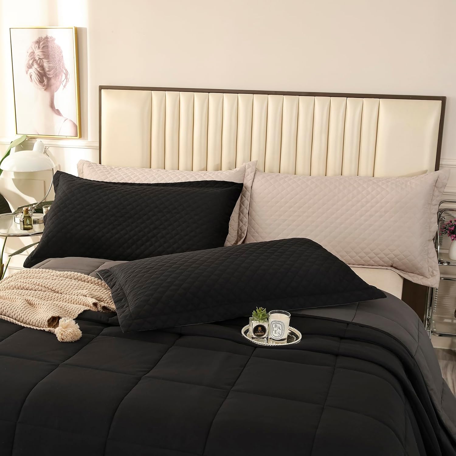 SOULOOOE Oversized California King Comforter Set 1