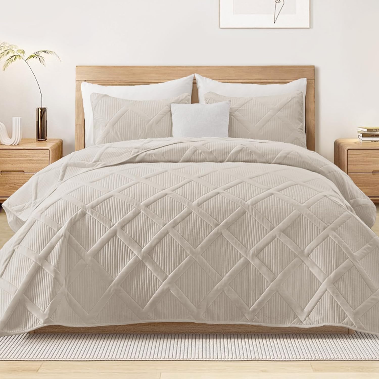 Exclusivo Mezcla Quilt Set Full Queen 1