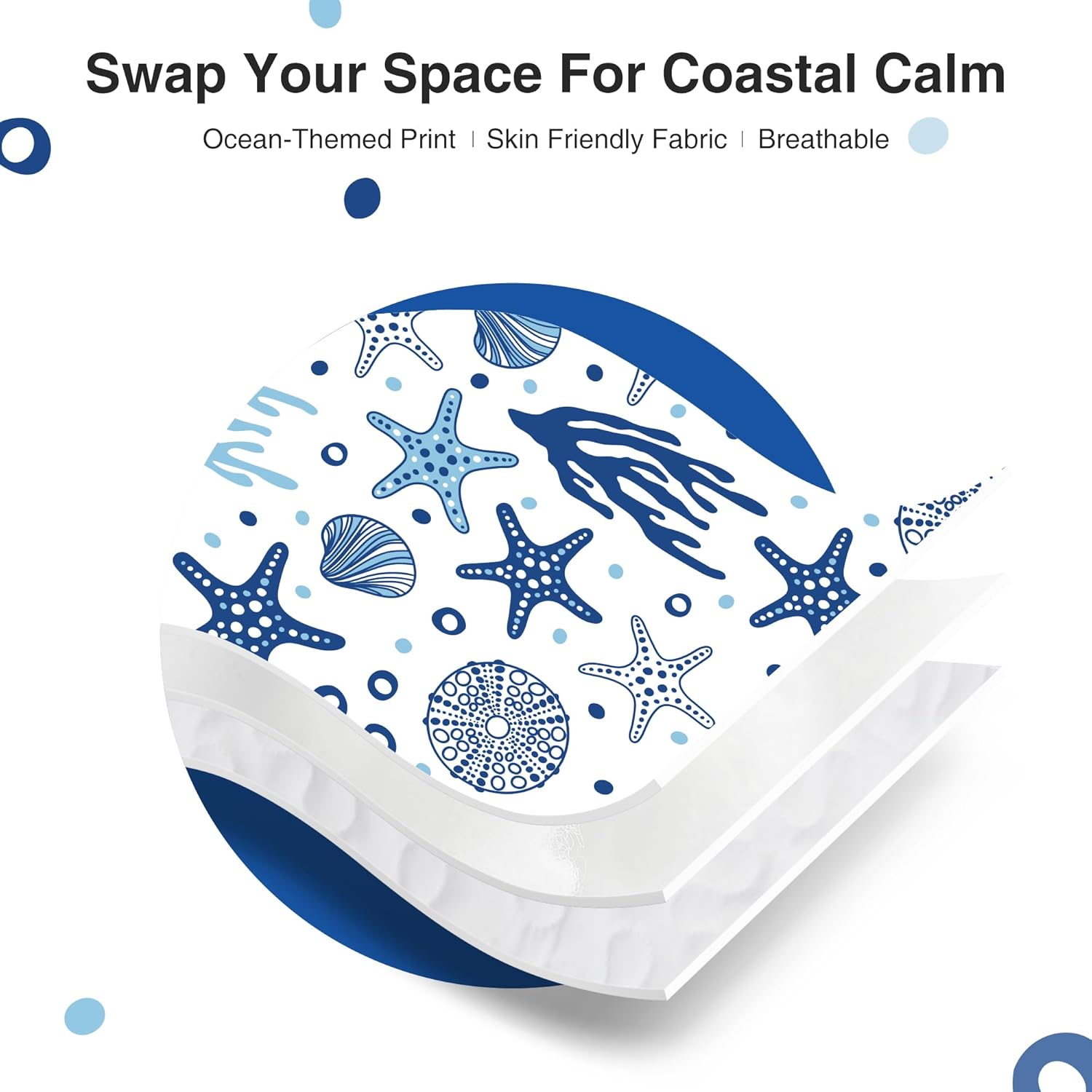 Loves Cabin Coastal White Quilt Set - 3 Piece