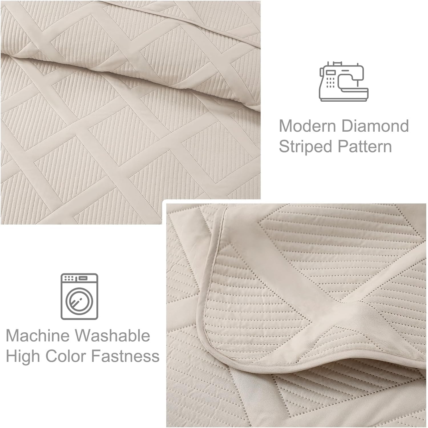 Exclusivo Mezcla Quilt Set Full Queen 1