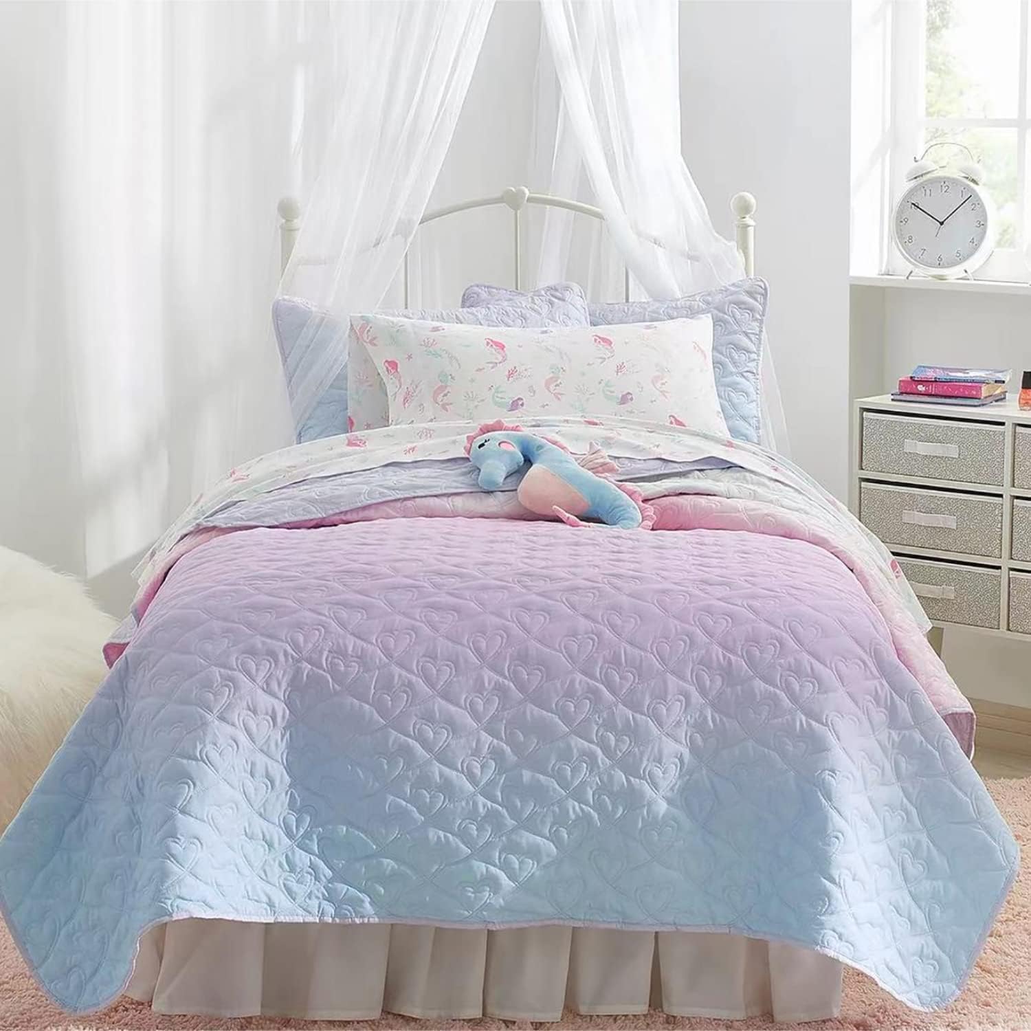 SCHNAUZER HOME Quilt Set Full Queen 3 Piece Bailey Pattern