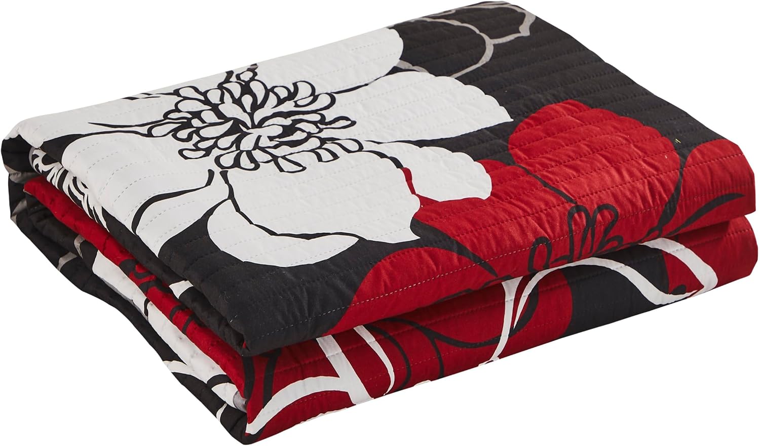 Chic Home QS2807-AN Woodside Quilt Set Twin Black 1