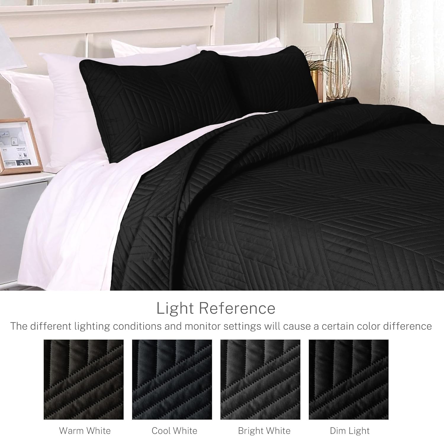 Exclusivo Mezcla California King Quilt Set 1