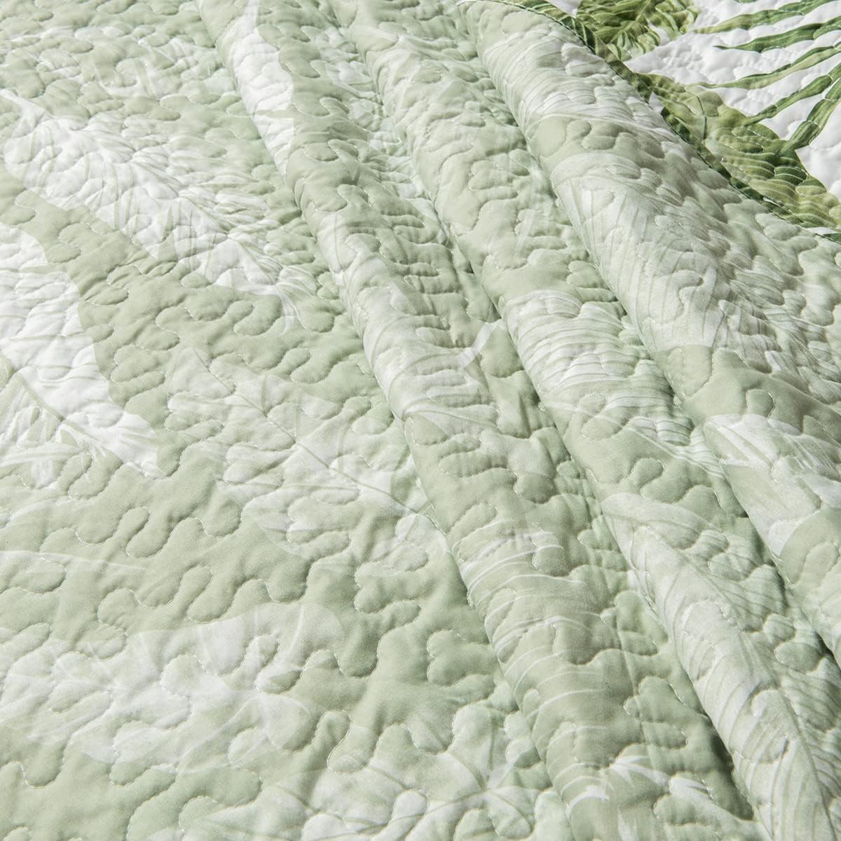 HORIMOTE HOME Tropical Plants Quilt Set Twin 2 Pieces