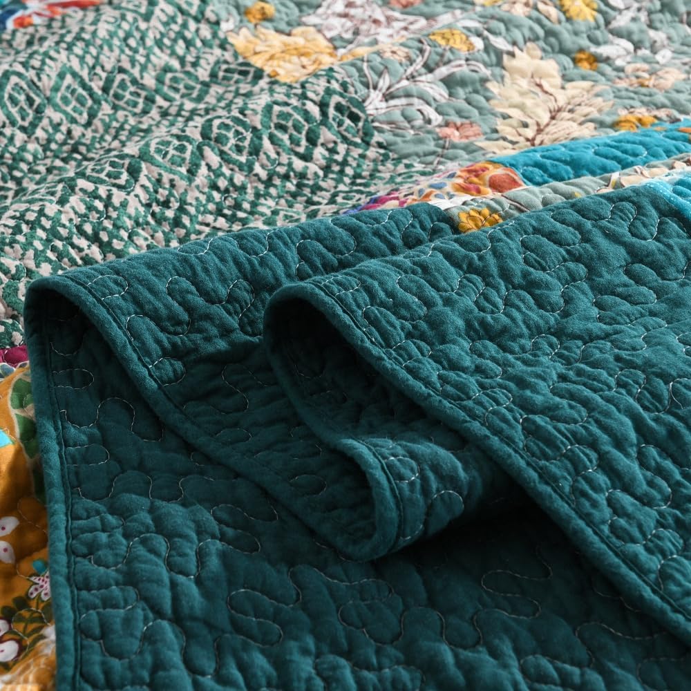 Autumn Dream Cotton Quilt Set Reversible Bedspread