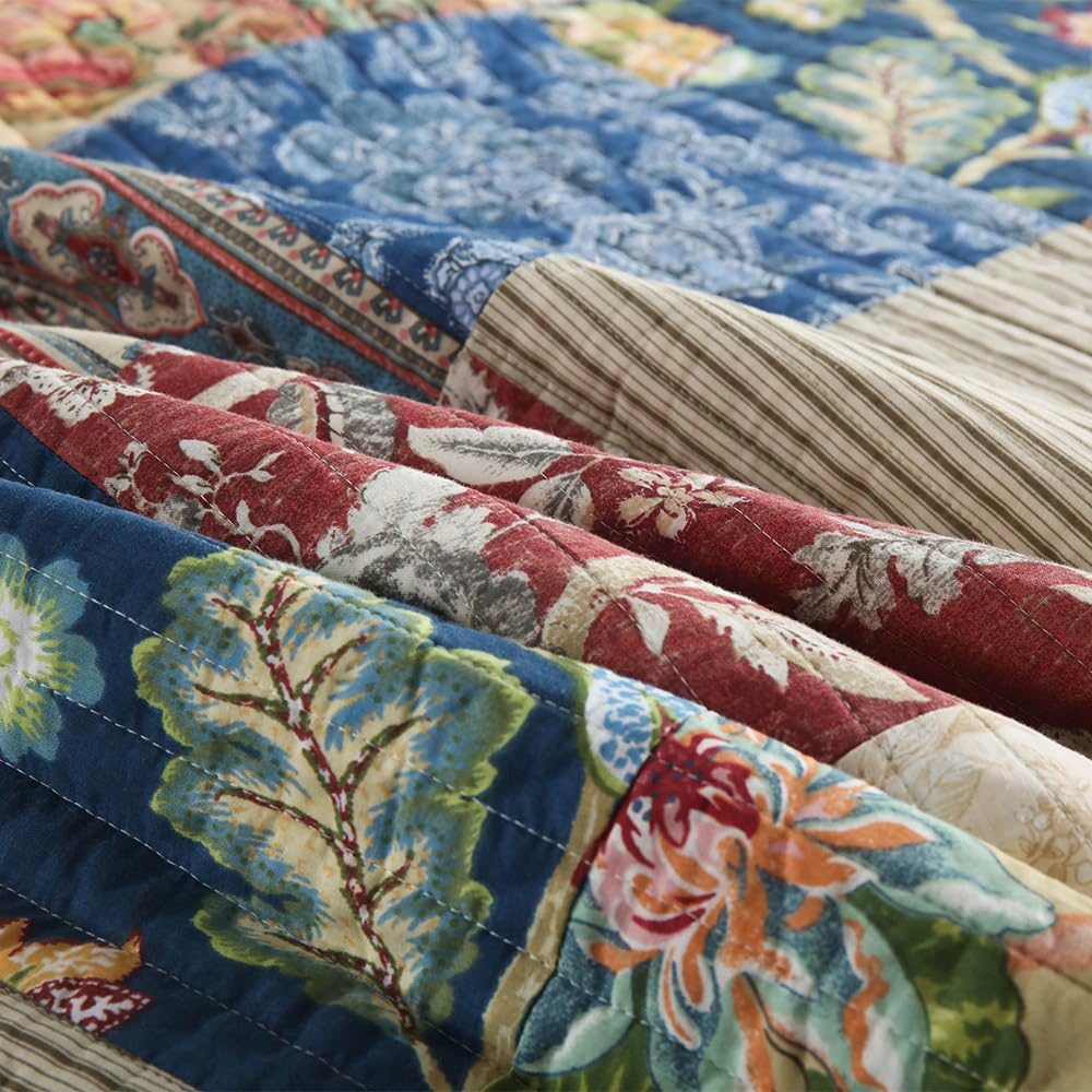 ENASAL Reversible Cotton Quilt Set Queen Size