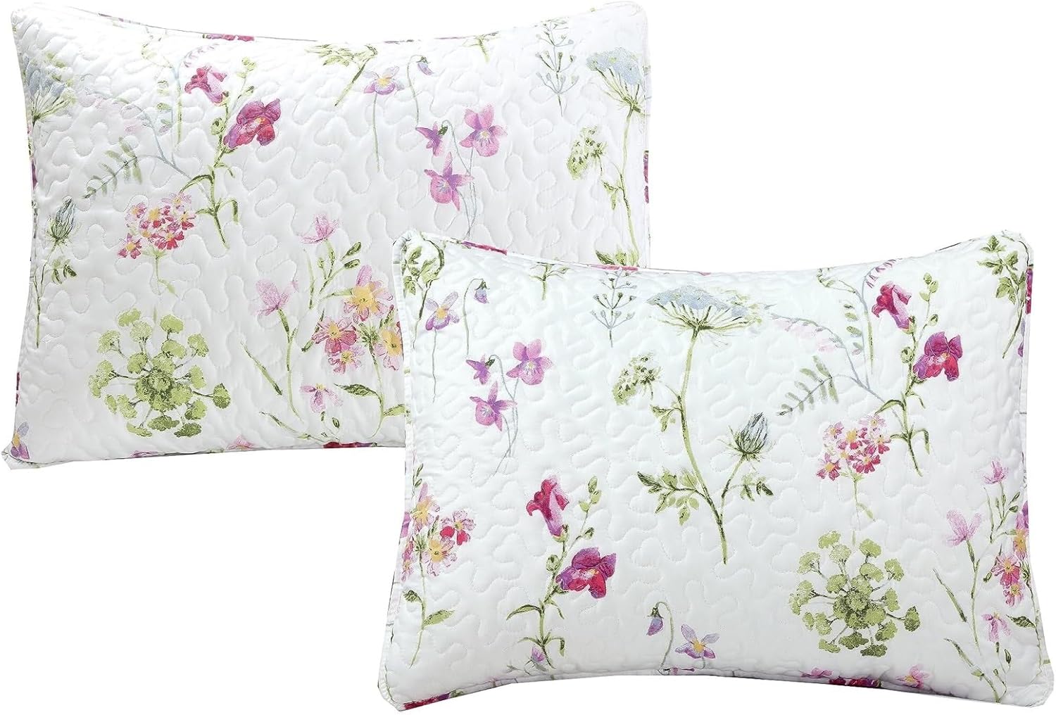 Taozhiyuan Azalea Floral Chintz Daybed Set 4 Piece Pink Garden
