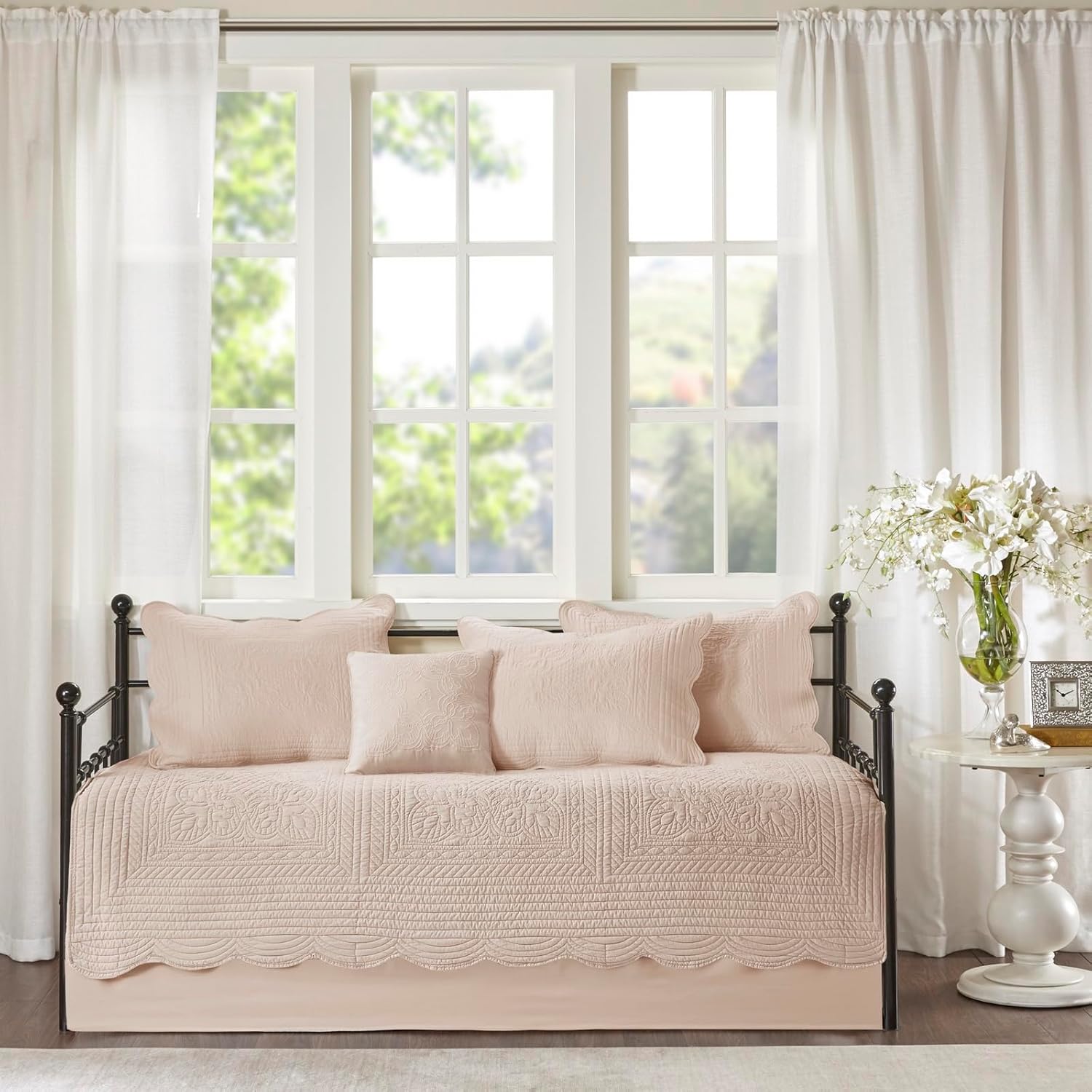 Madison Park Daybed Cover Set - Tuscany Blush 6 Piece 1