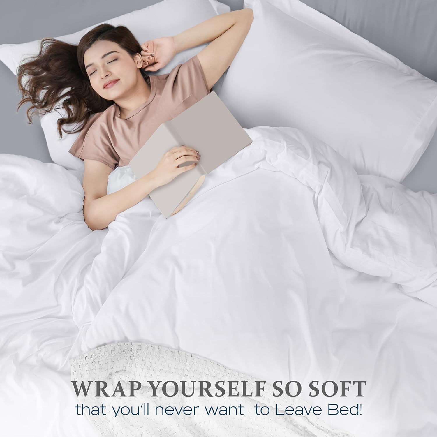 Utopia Bedding Duvet Cover Set Queen Size 3 Piece