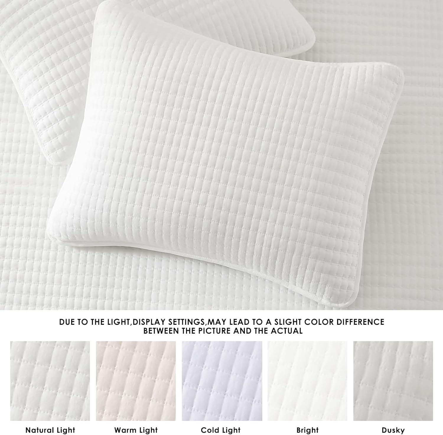 WRENSONGE Queen Quilt Set 3-Piece Microfiber