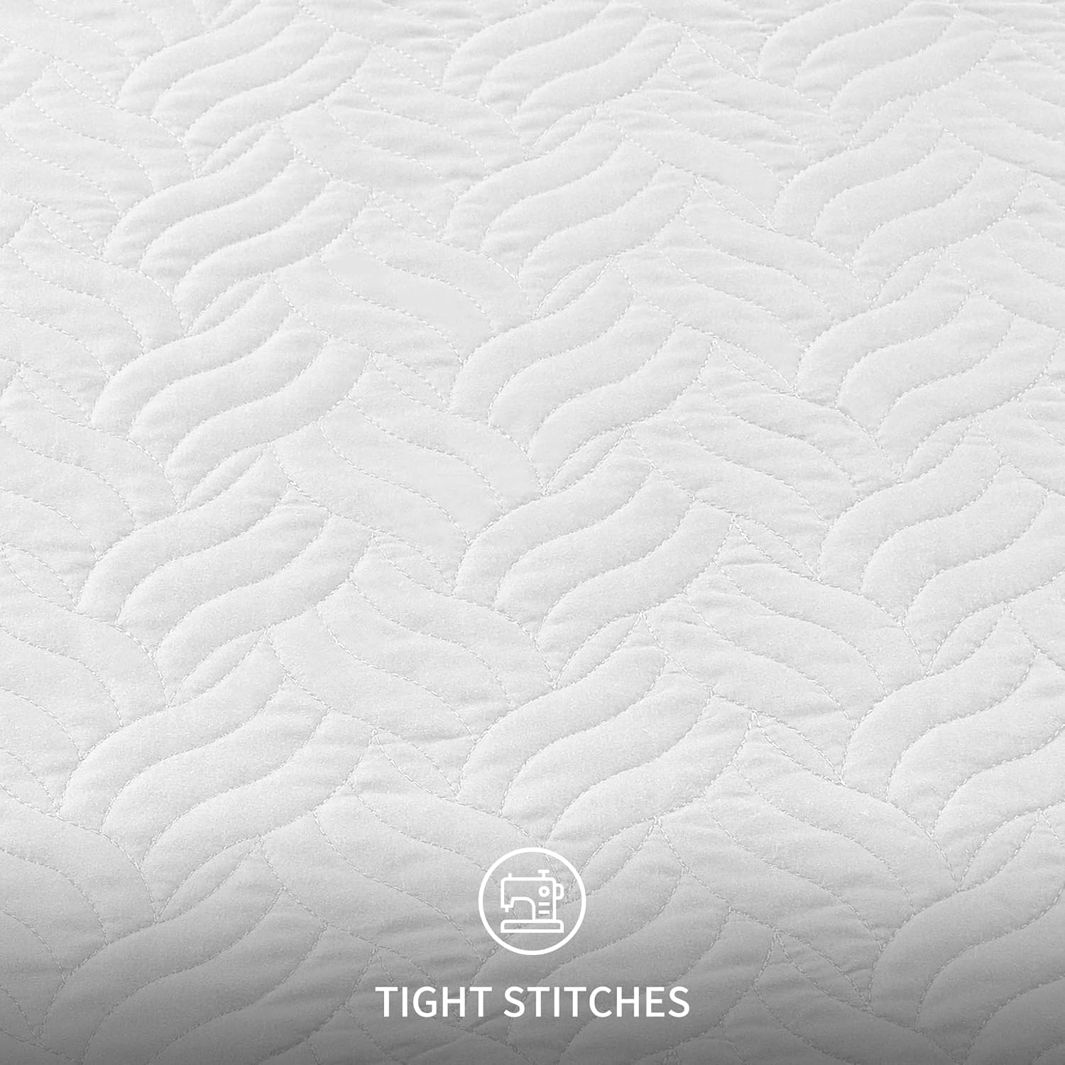 Loves Cabin King Size Quilt Set - Modern Wave Pattern