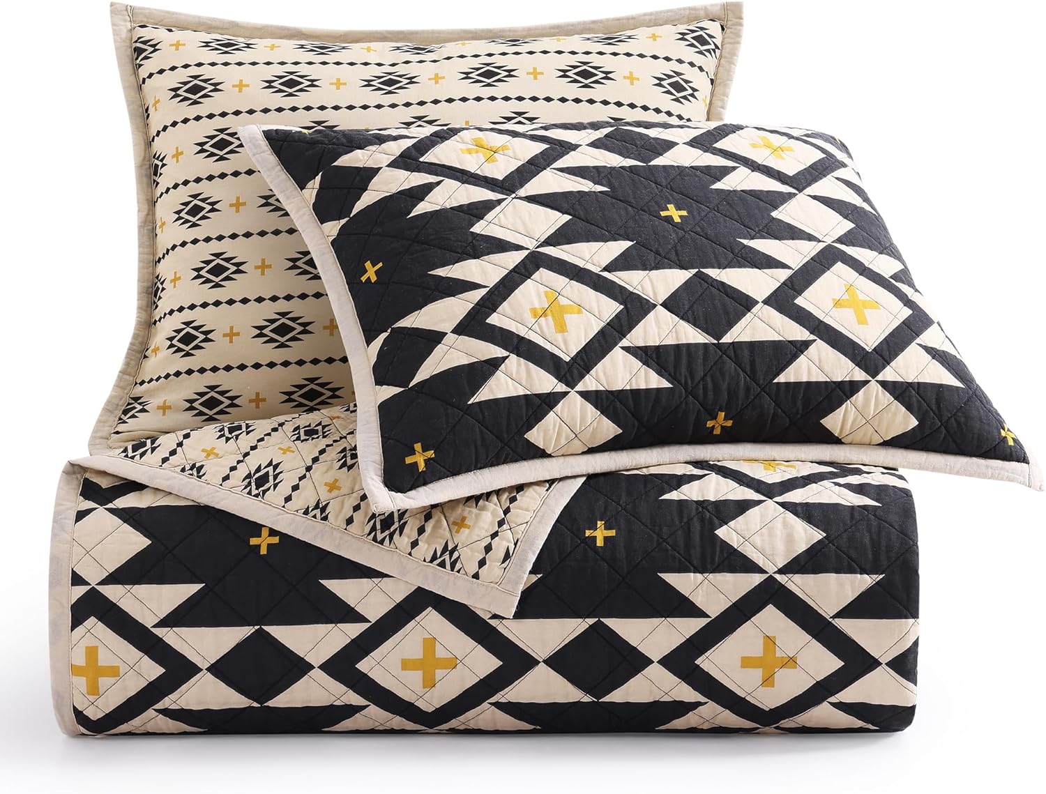 Paseo Road Aztec Reversible Quilt Set 3 Piece King
