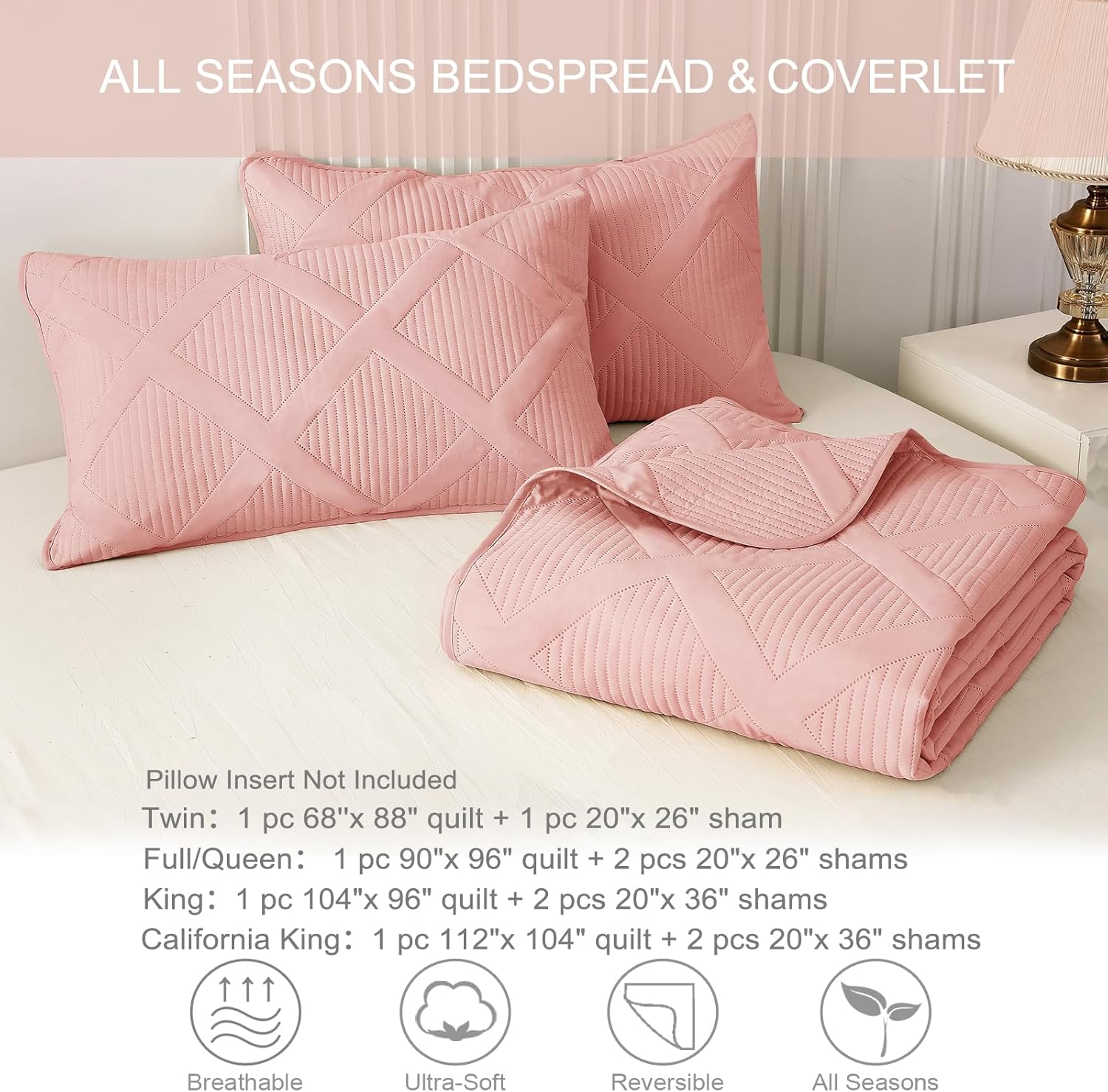Exclusivo Mezcla Twin Quilt Set Modern Striped