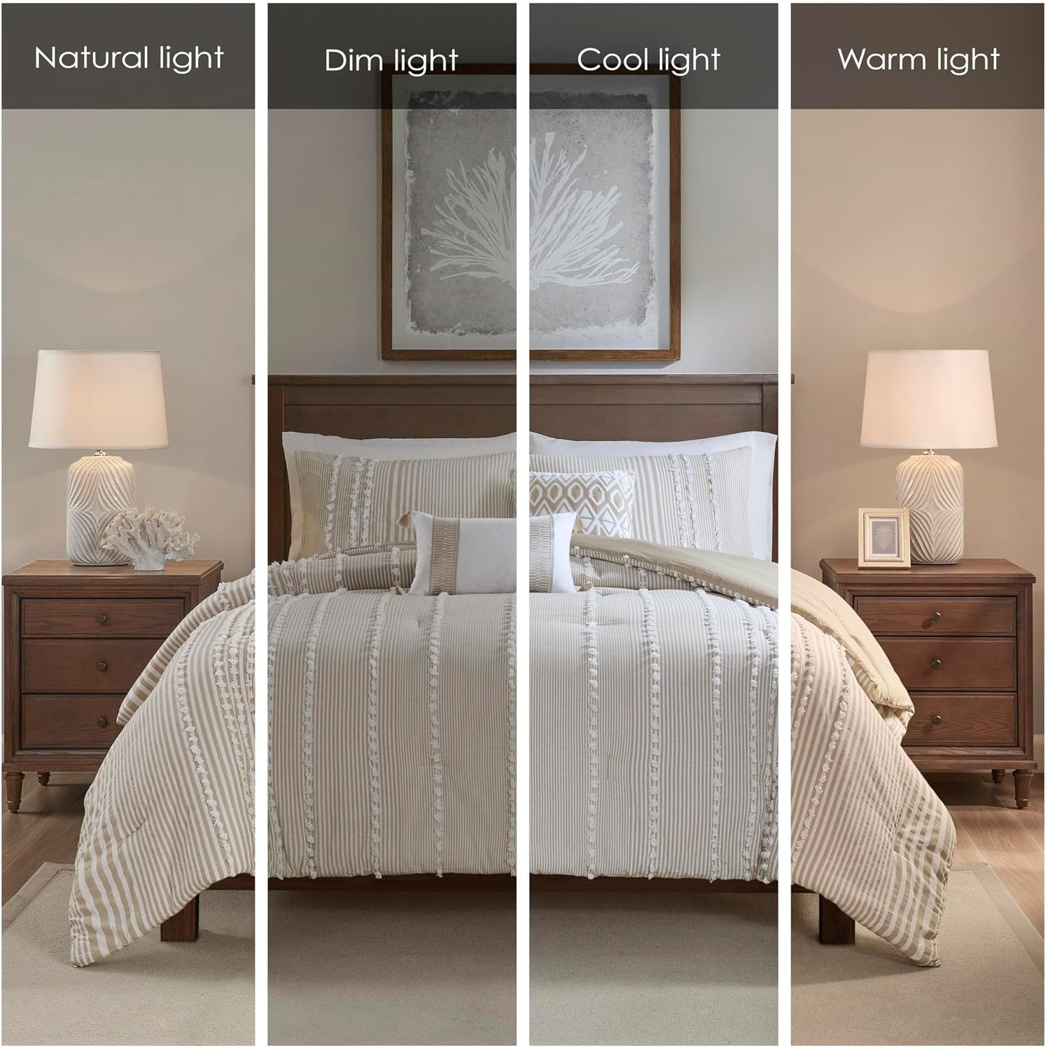 Harbor House 100 Cotton Duvet Set - Tufted Design King 106x90 3 Piece