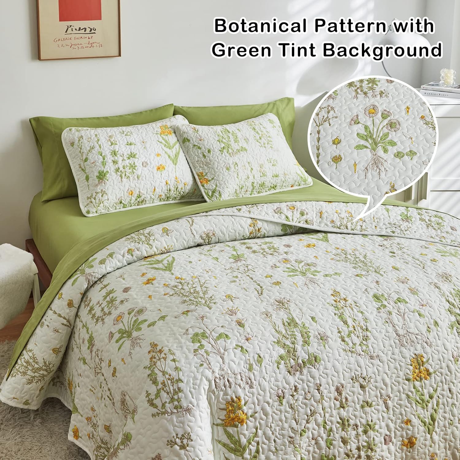 Joyreap 3-Piece Reversible Quilt Set 1