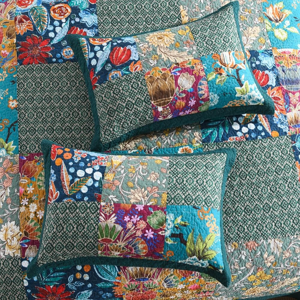 Autumn Dream Cotton Quilt Set Reversible Bedspread