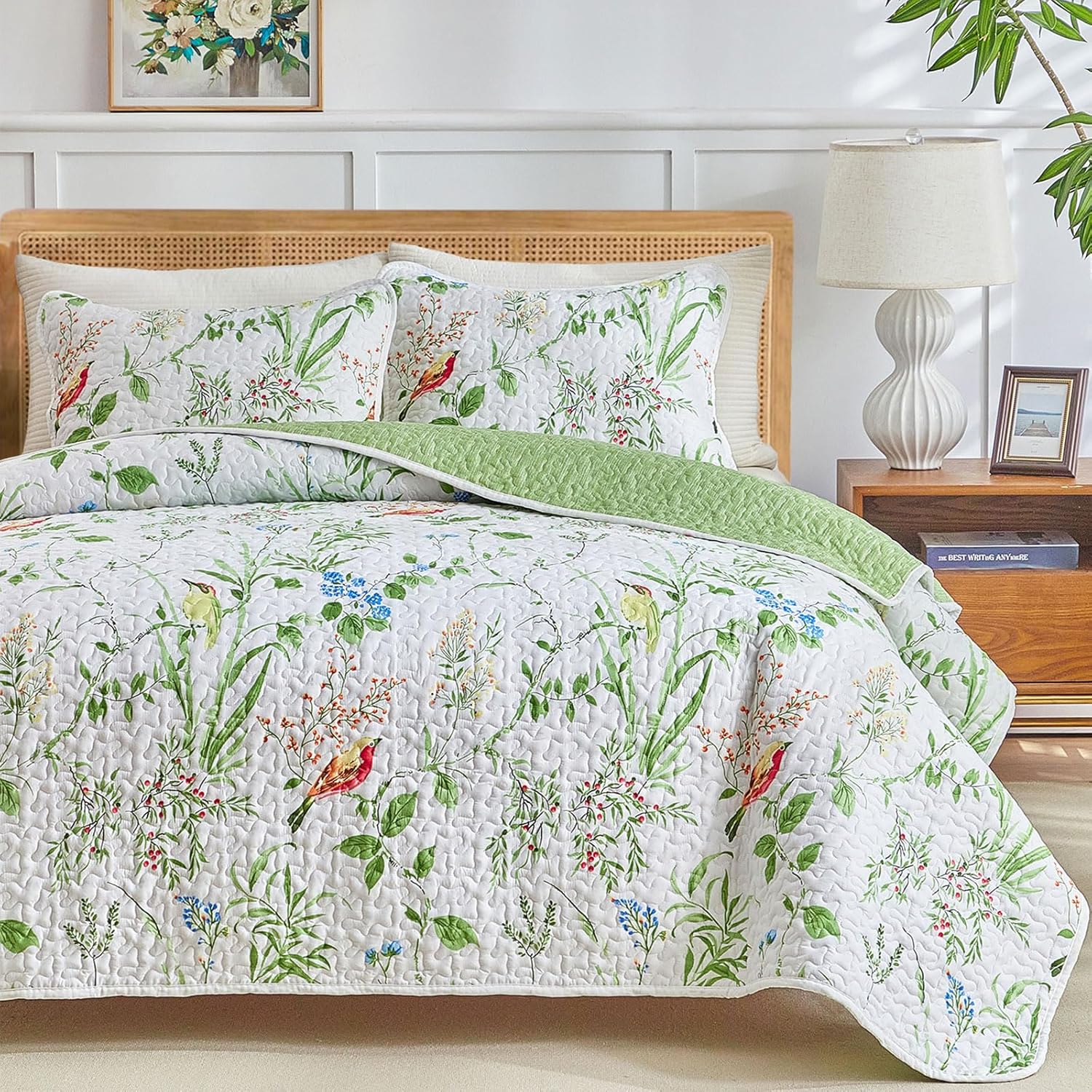 Joyreap 3-Piece Quilt Set for FullQueen Beds