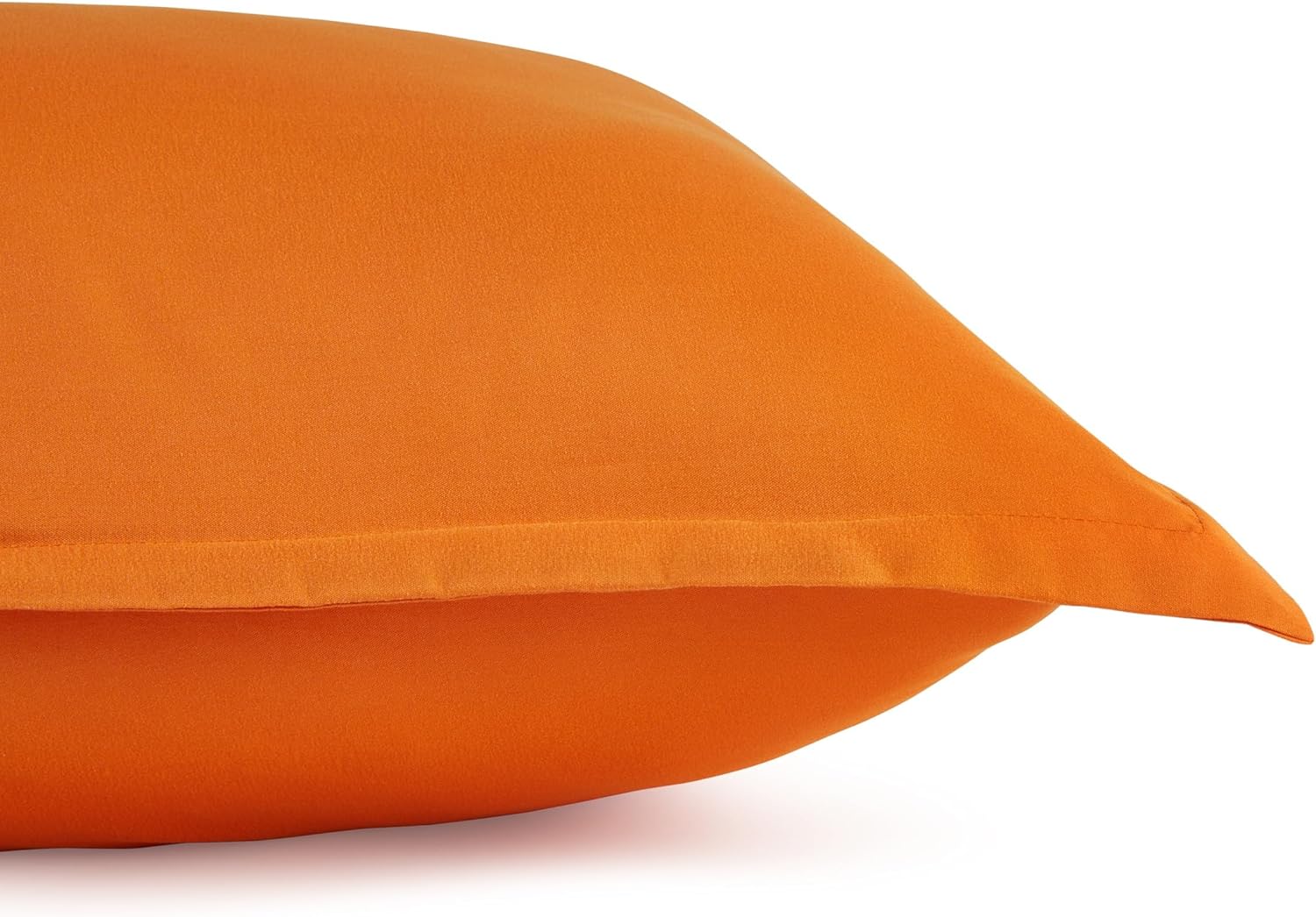 Amazon Basics Toddler Comforter and Pillow Sham Set Bright Orange