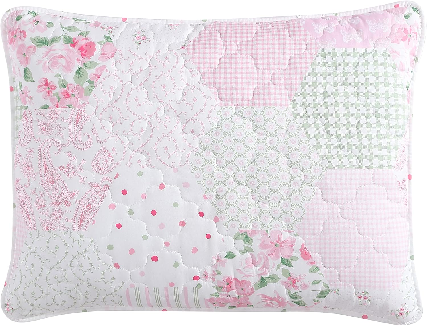 Laura Ashley Kids Quilt Set Reversible Ellyn Pink Twin