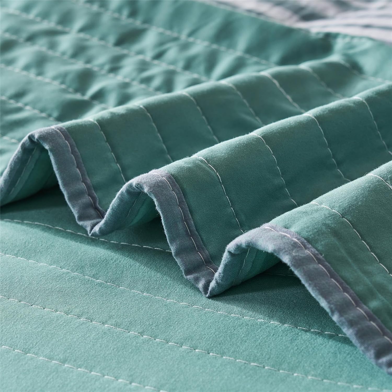 KAKIJUMN Quilt Set Full Queen 2-Piece Bedspread Coverlet with Pillow Sham