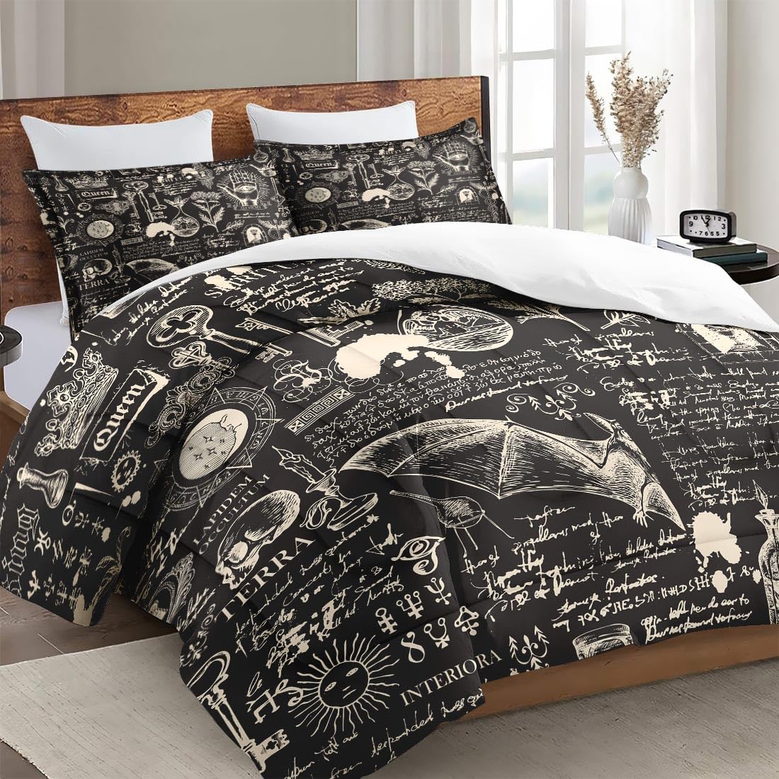 WeCozy King Size Comforter Set with 2 Pillowcases