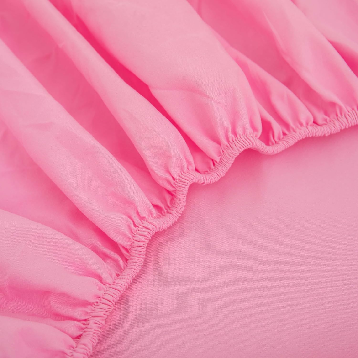 Yadangxiawa Twin Bed in a Bag Pink Seersucker Comforter Set 1