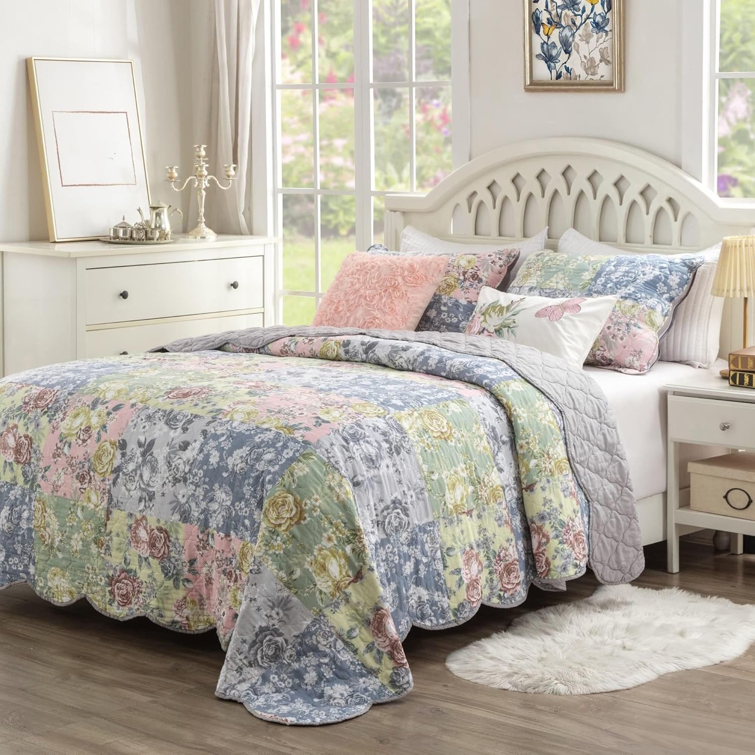 Taozhiyuan Vintage Quilted Bedspread Set