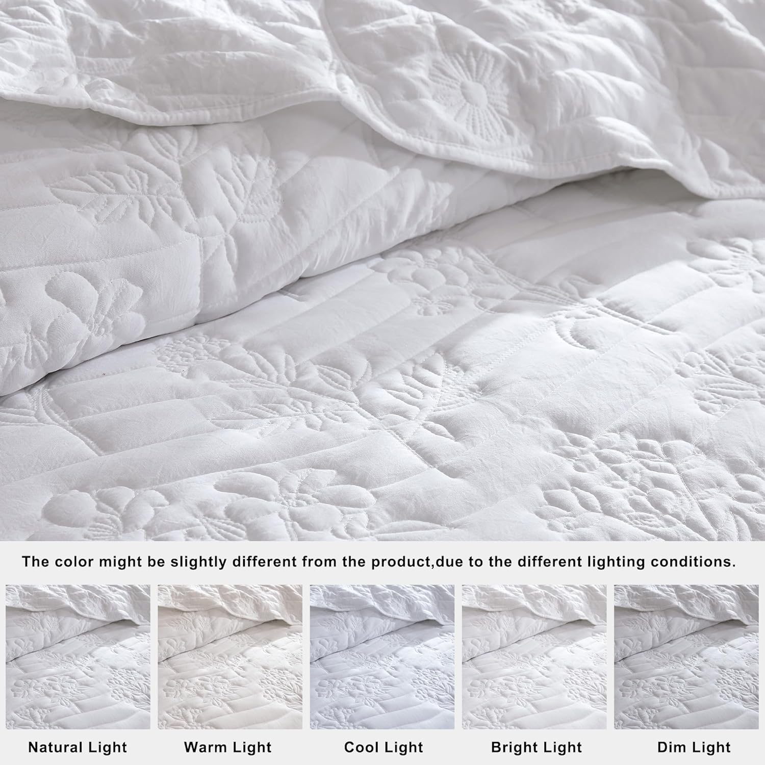 RSHARE Rustic Floral King Size Quilt Set