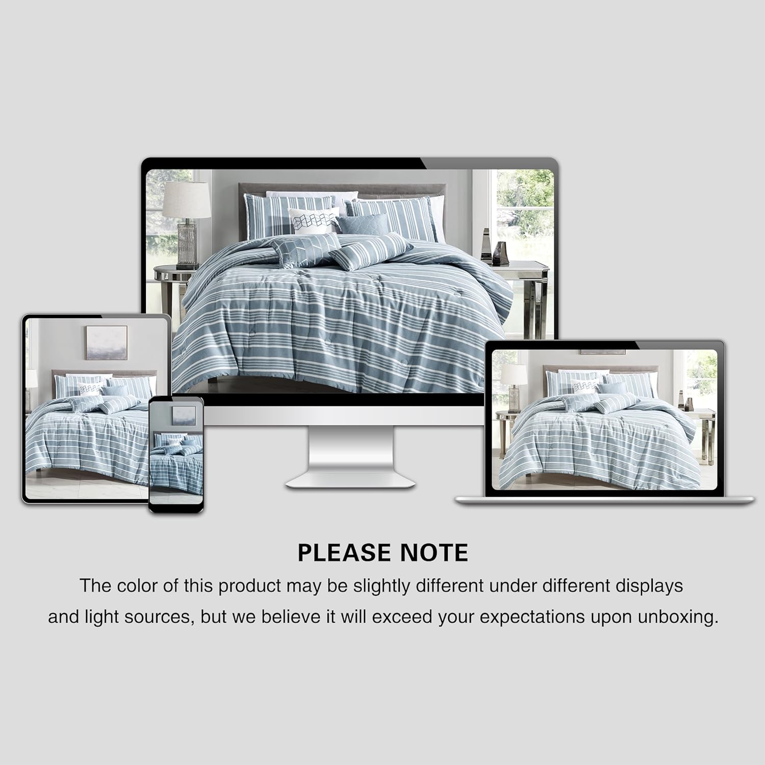 ESCA 3-Piece Black Bedspread Set King Size Navajo Quilt
