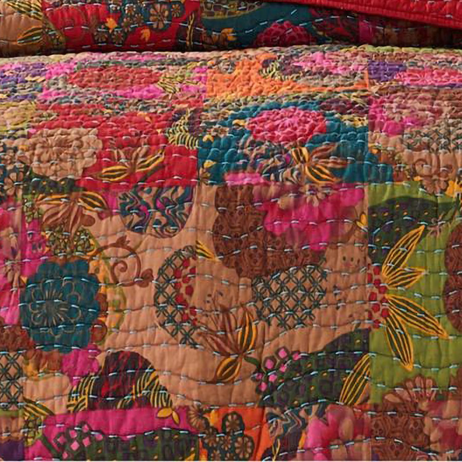 Greenland Home Fashions Jewel Standard Pillow Sham Multicolor