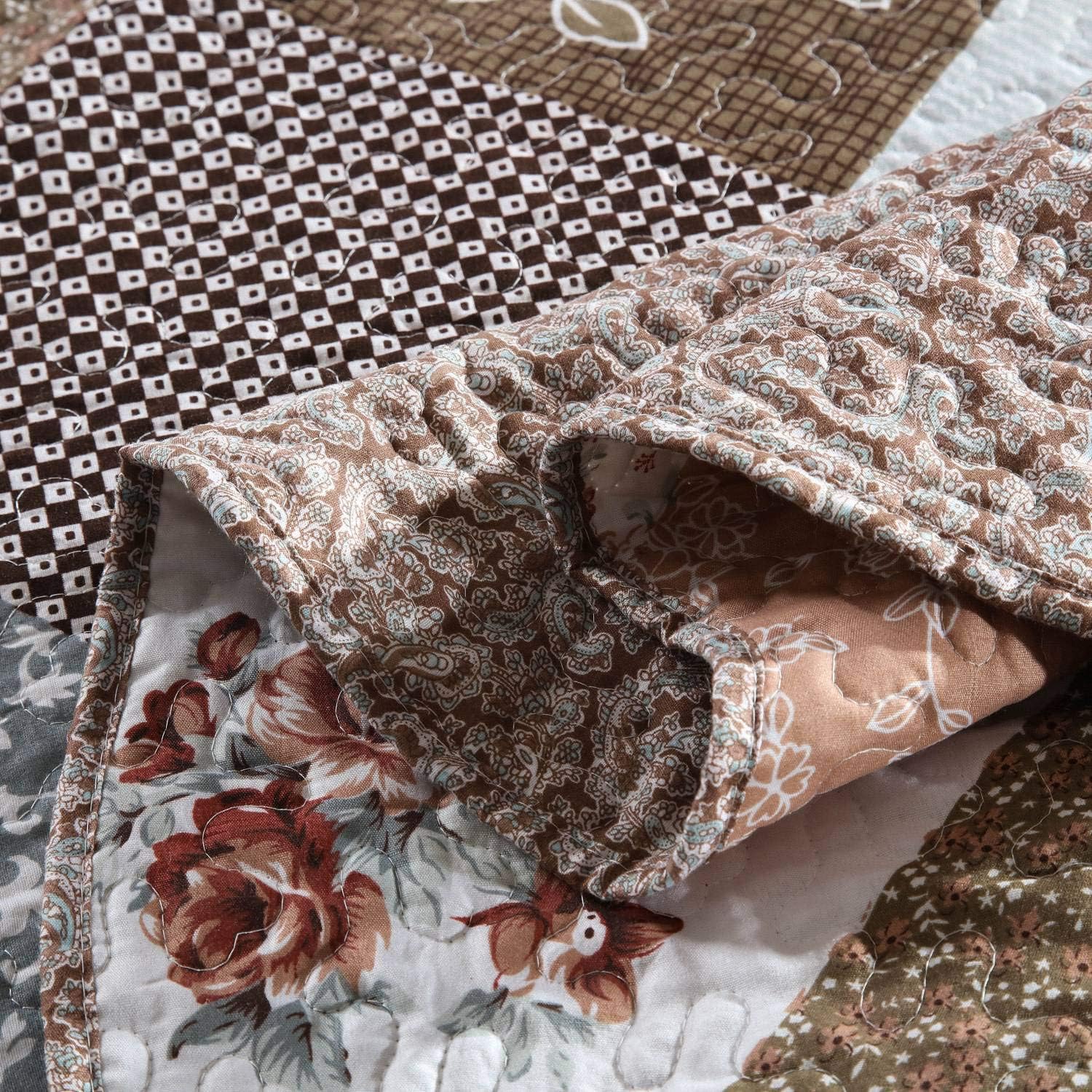 HoneiLife Oversized King Quilt Set 3 Pcs