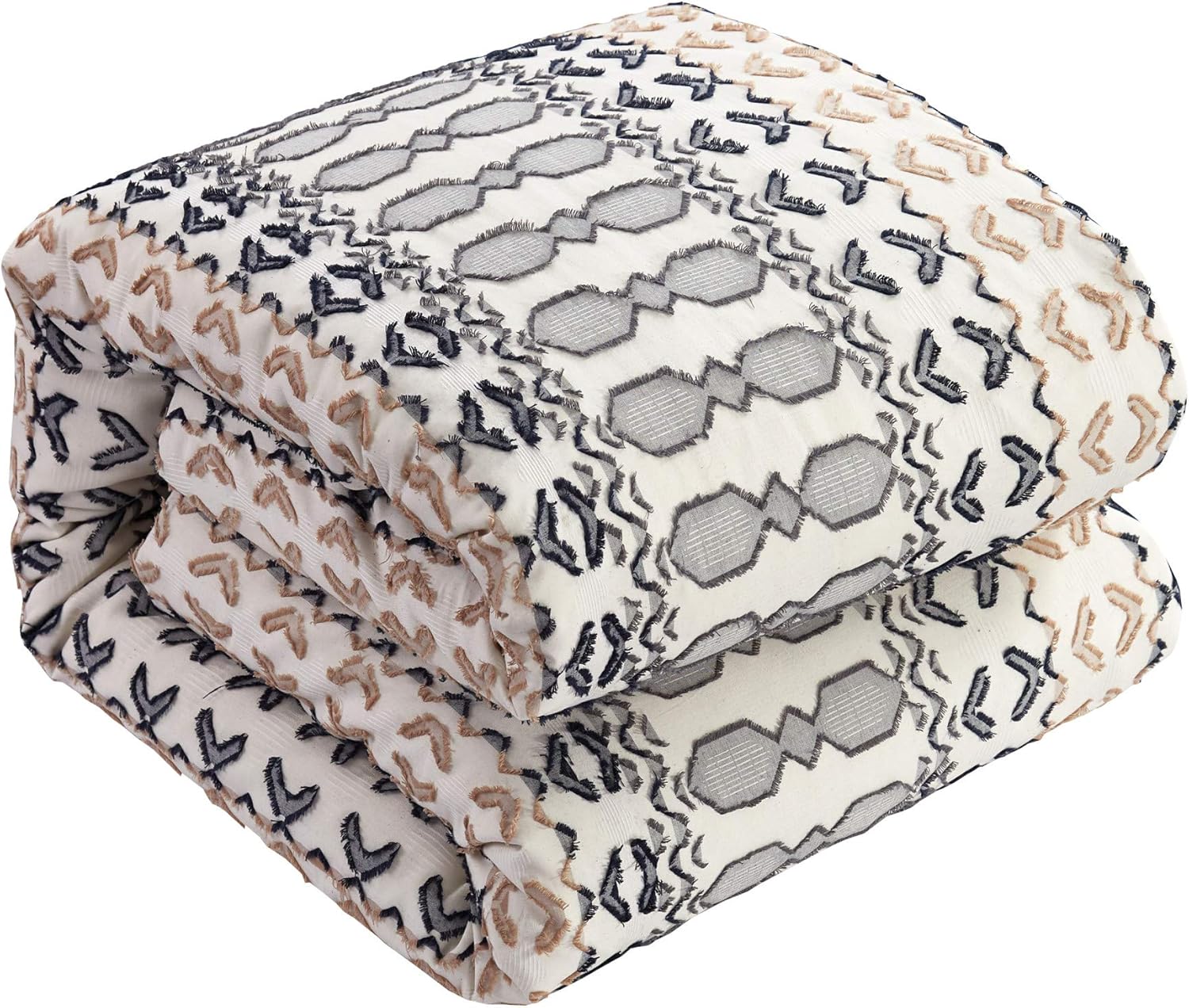 Chic Home Gabriella 5 Piece Cotton Comforter Set Farmhouse Style