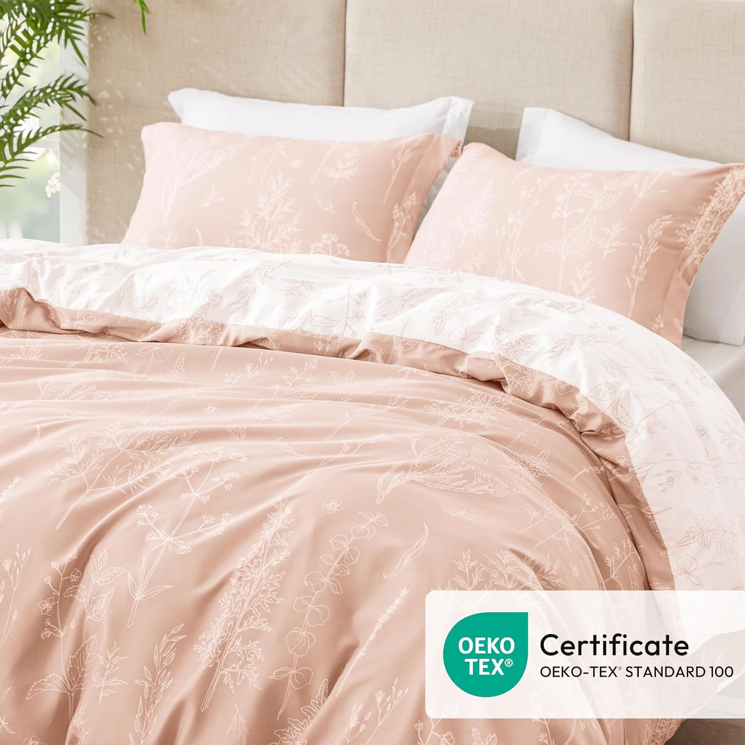 Loves Cabin Dusty Rose Pink Queen Comforter Set