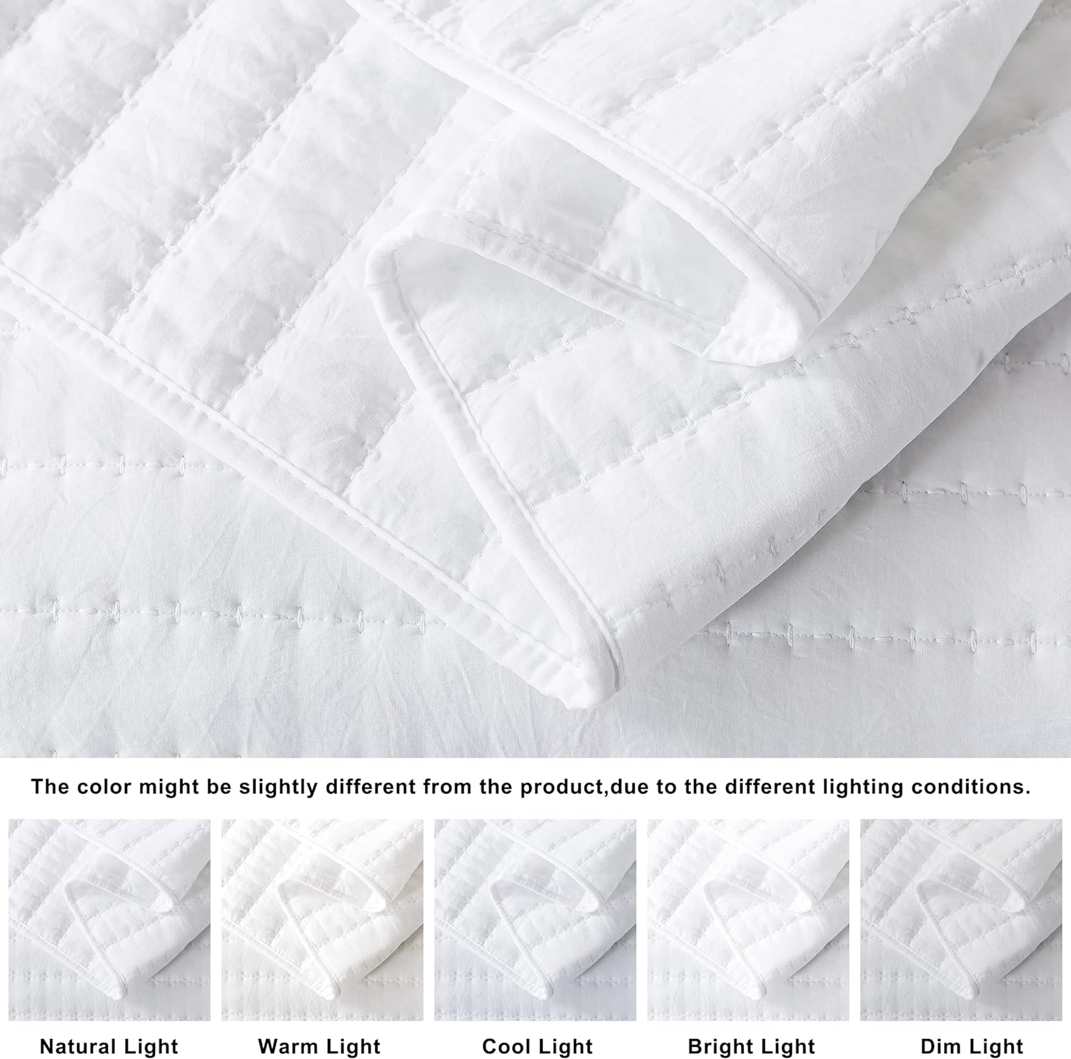 ROARINGWILD Queen Quilt Set 3 Piece 90x90 Microfiber Comforter