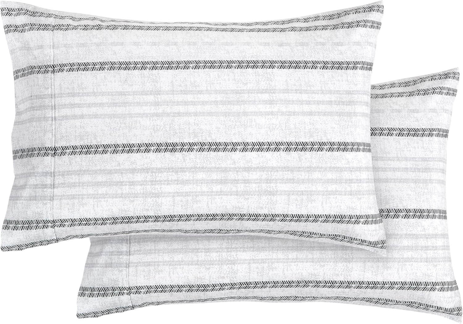 Elegant Comfort Ultra Soft Striped Pillowcases Set of 2 1