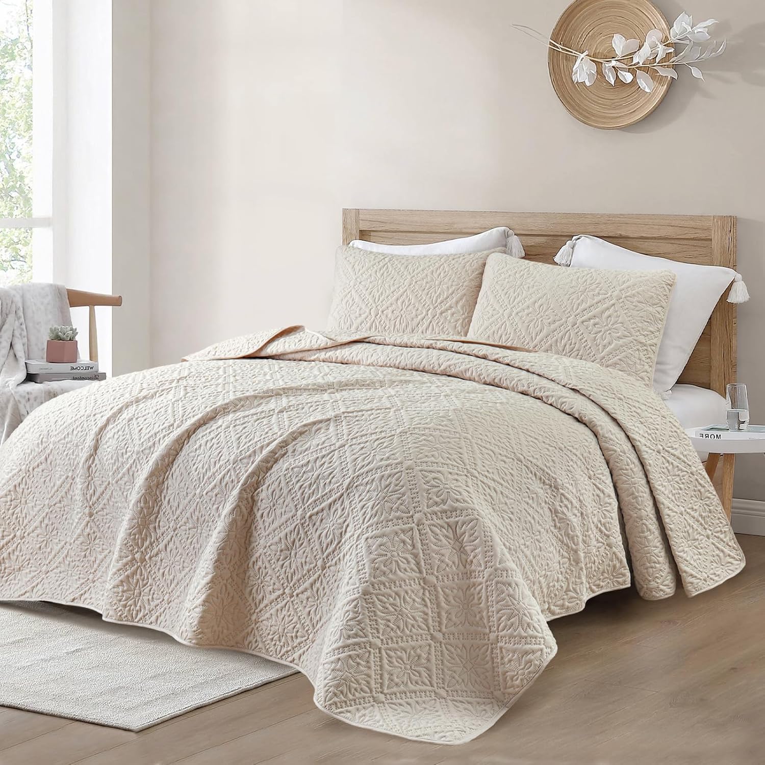 Exclusivo Mezcla Twin Quilt Bedding Set Lightweight Soft with 1 Pillow Sham