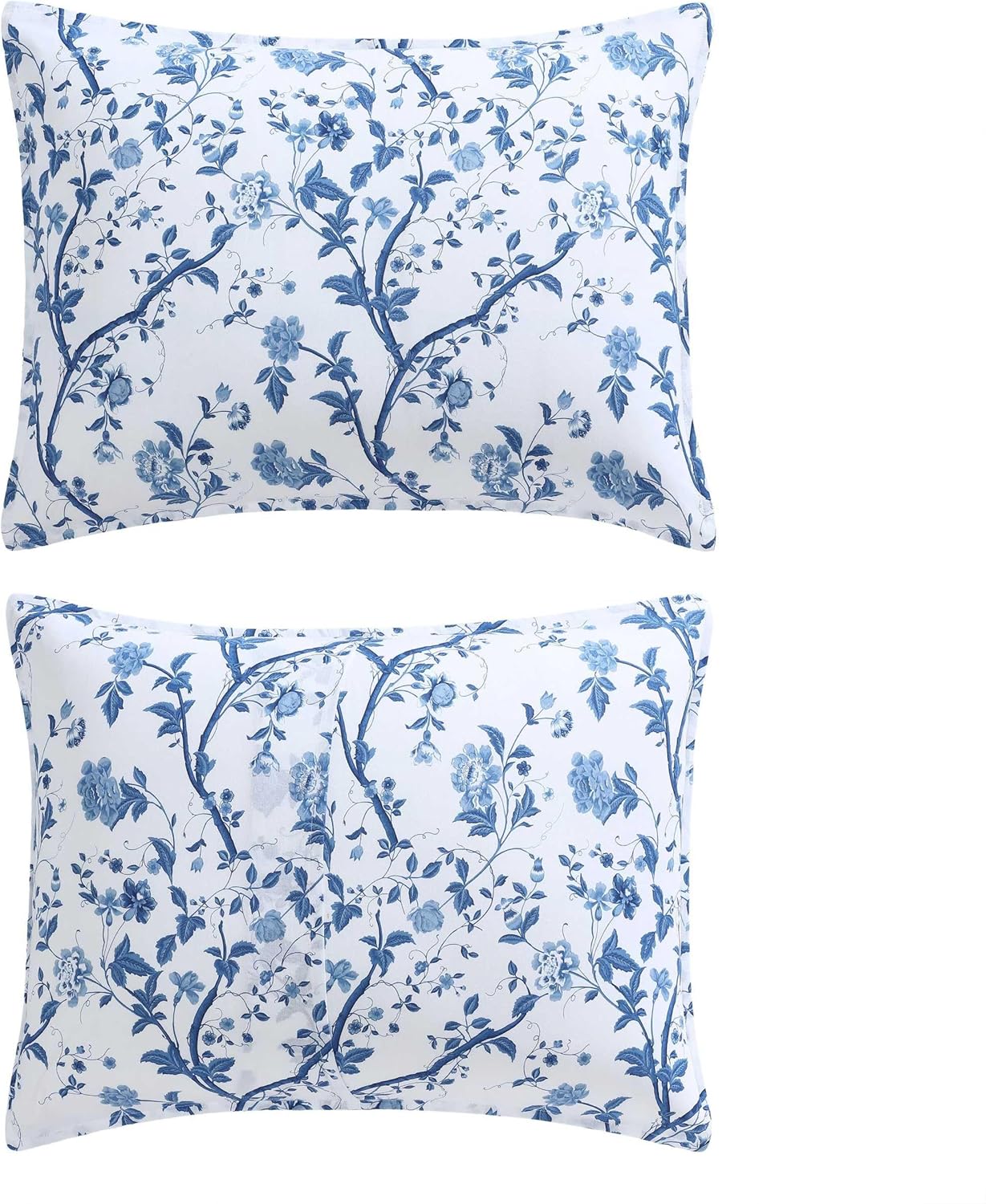 Laura Ashley Queen Comforter Set with Shams and Throw Pillows