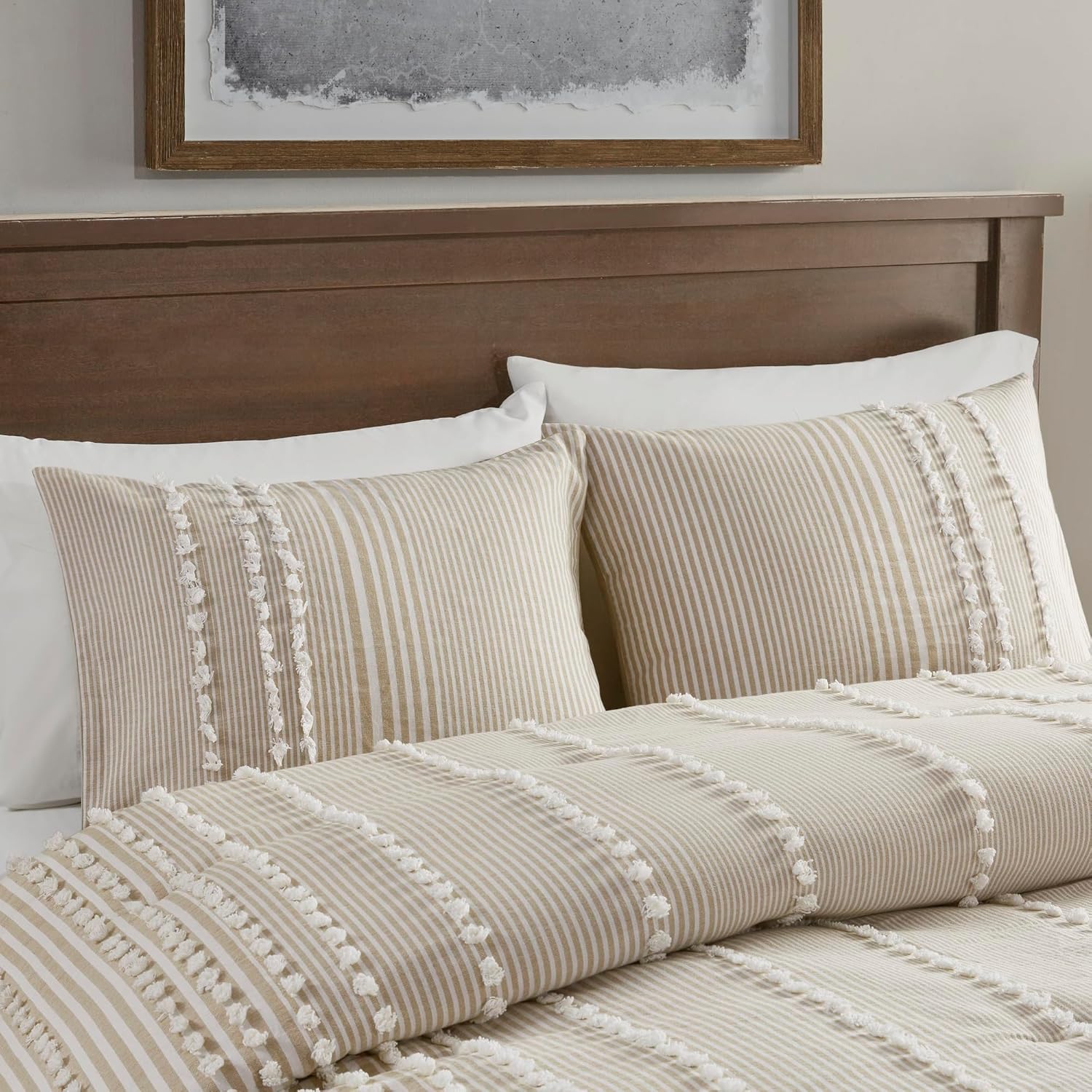 Harbor House 100 Cotton Duvet Set - Tufted Design King 106x90 3 Piece